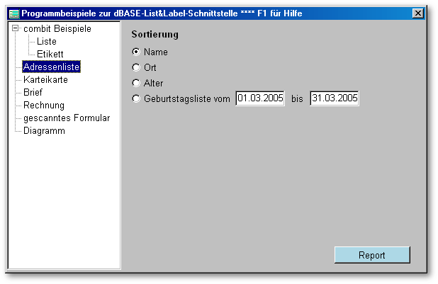 Reporting mit dBASE — Alternativen zum internen Reportgenerator